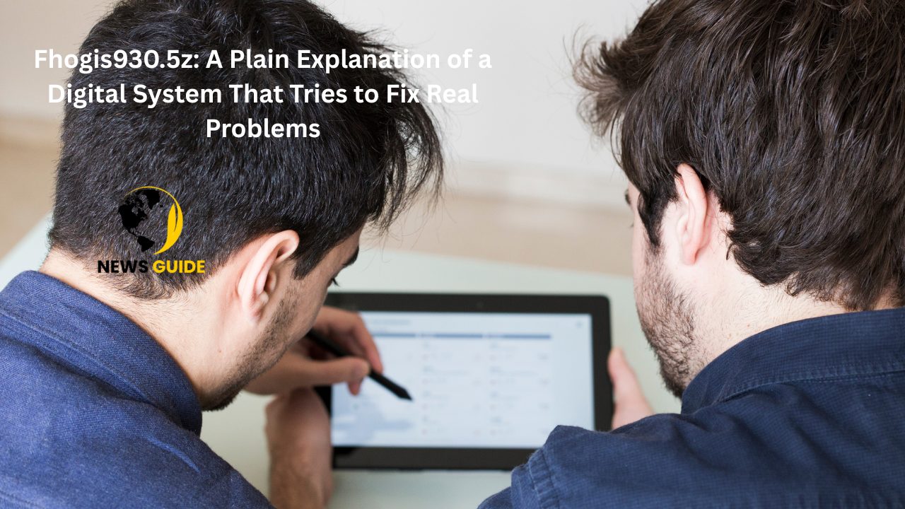 Fhogis930.5z: A Plain Explanation of a Digital System That Tries to Fix Real Problems